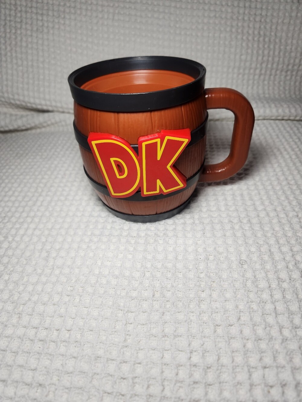 Donkey Kong Barrel Mug with DK Logo - Brown